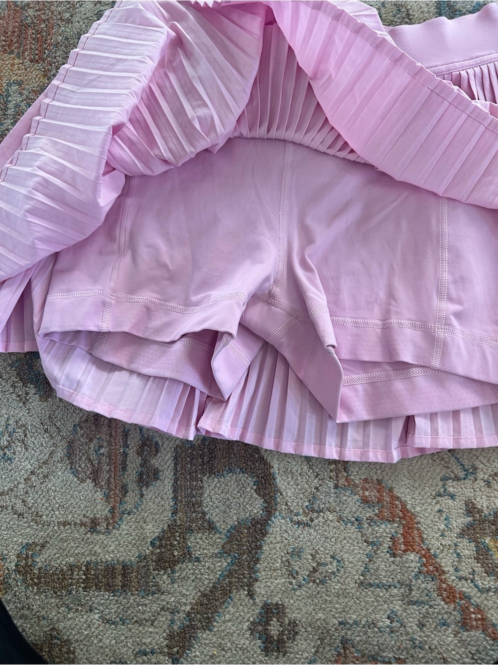 lululemon athletica Pink Pleated Skater Tennis Skirt - Picture 4 of 5